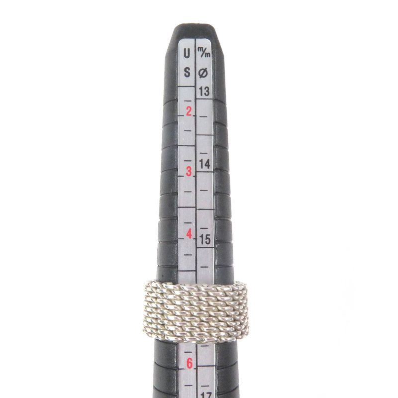 Tiffany & Co Somerset Mesh Ring - Ring Accessory Sv925 Silver - Equivalent To