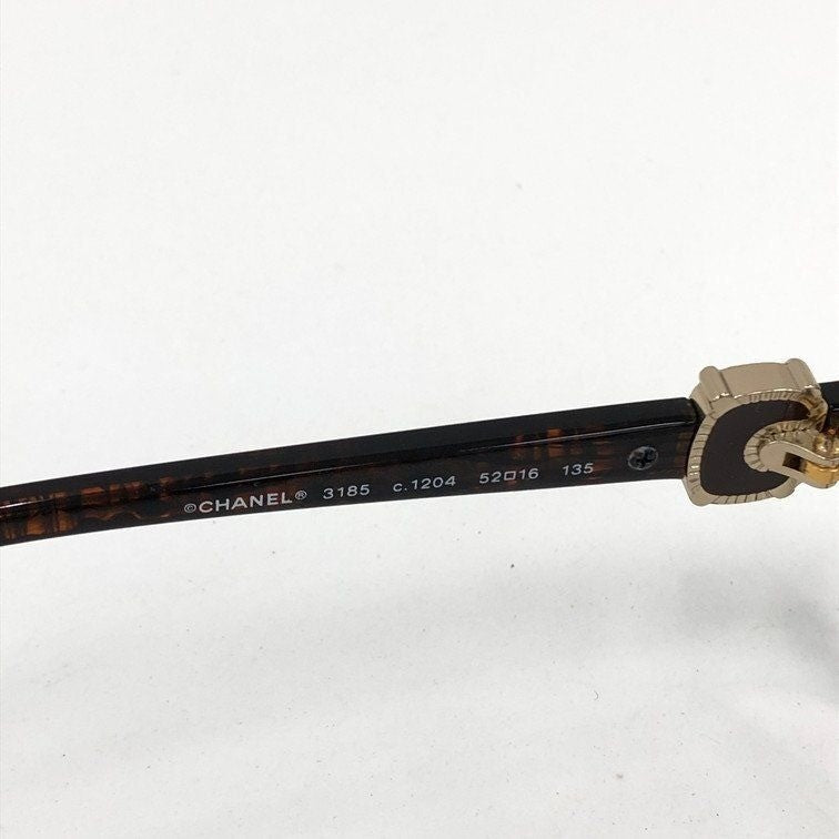 Chanel Glasses 3185 C.1204 52mm Brown Tweed Frames Italy Rx