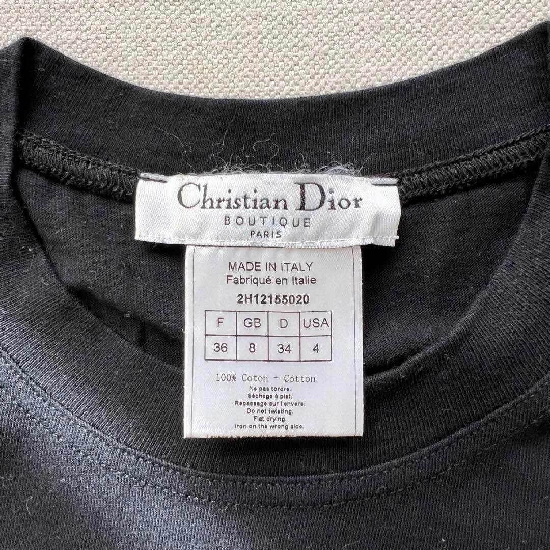 Christian Dior Addict Galliano Short Sleeve Top Shirt Black