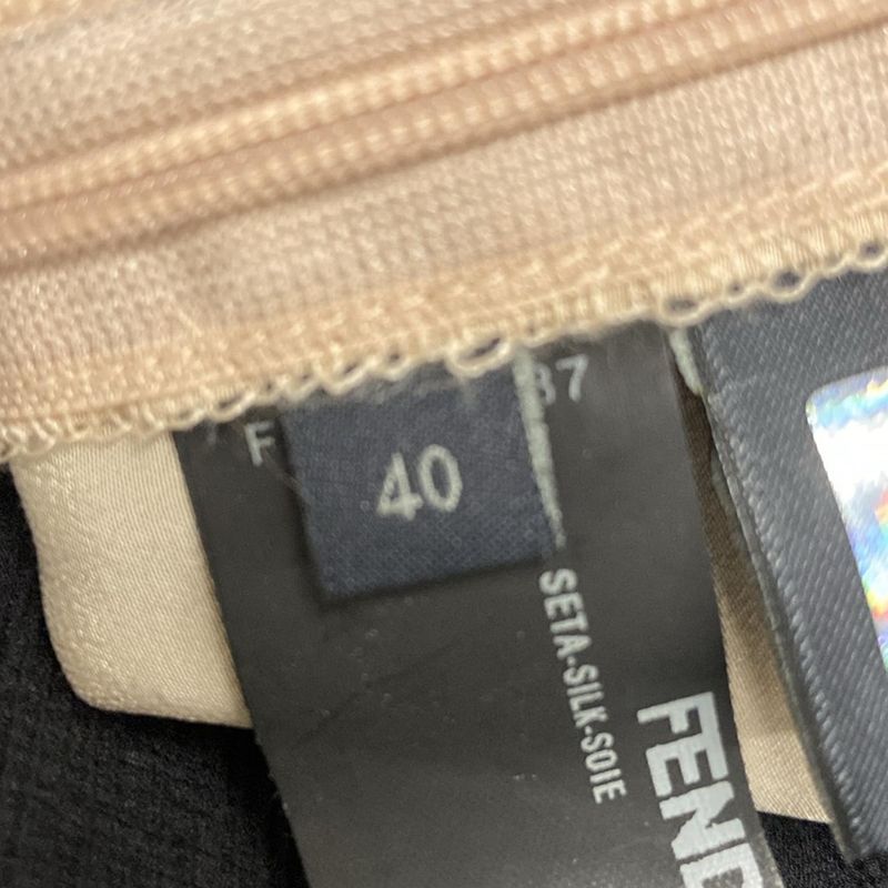 Fendi Long Skirt Size 40 M Women - Black And Beige See-through