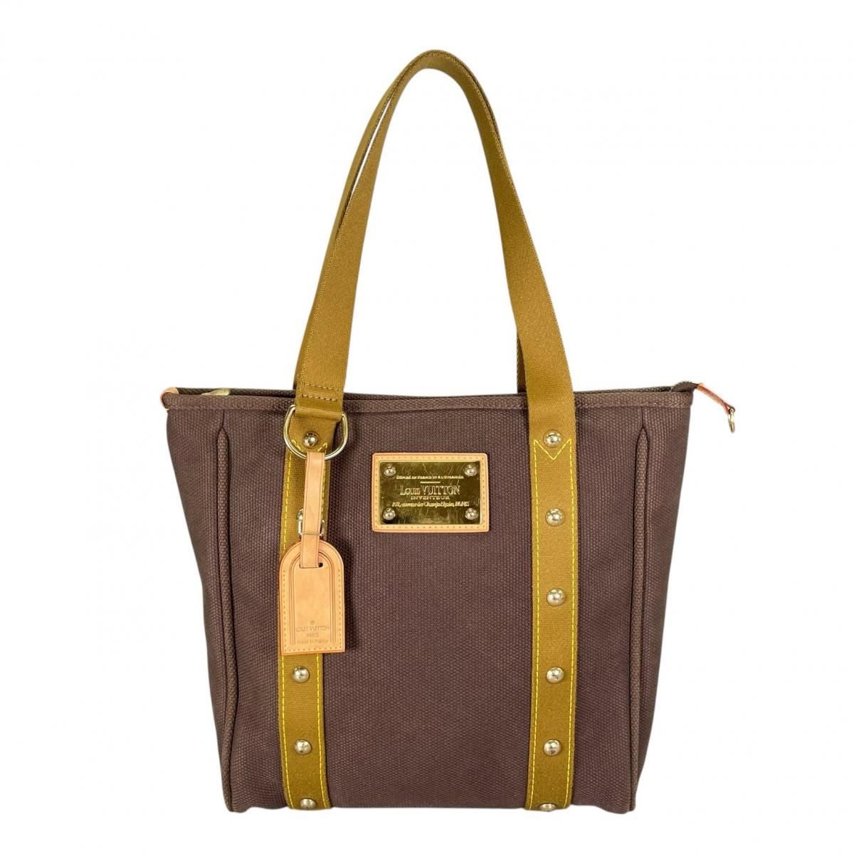 Louis Vuitton Cabas MM Tote Bag Antigua Brown