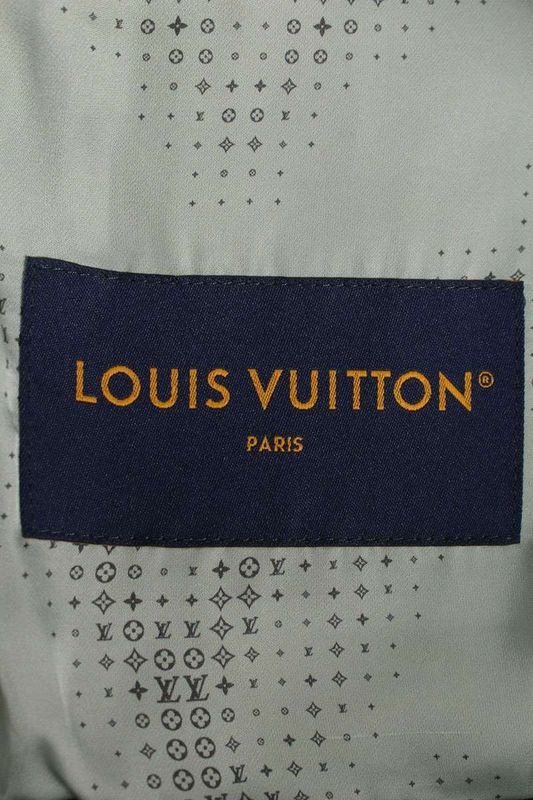 Louis Vuitton 23AW Rm232 FAD Hpb70w Beaded Logo Cotton Harrington Jacket