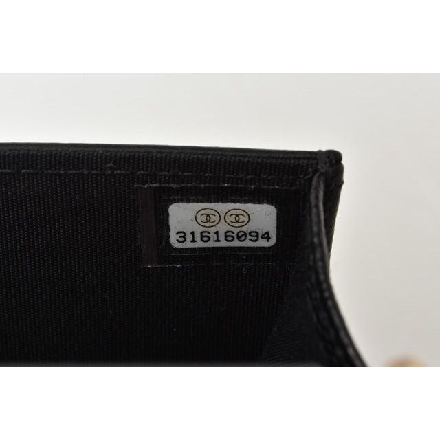 Chanel Belt Bag Coin Case Chain Pouch Boy Black Gold Hardware — view 10