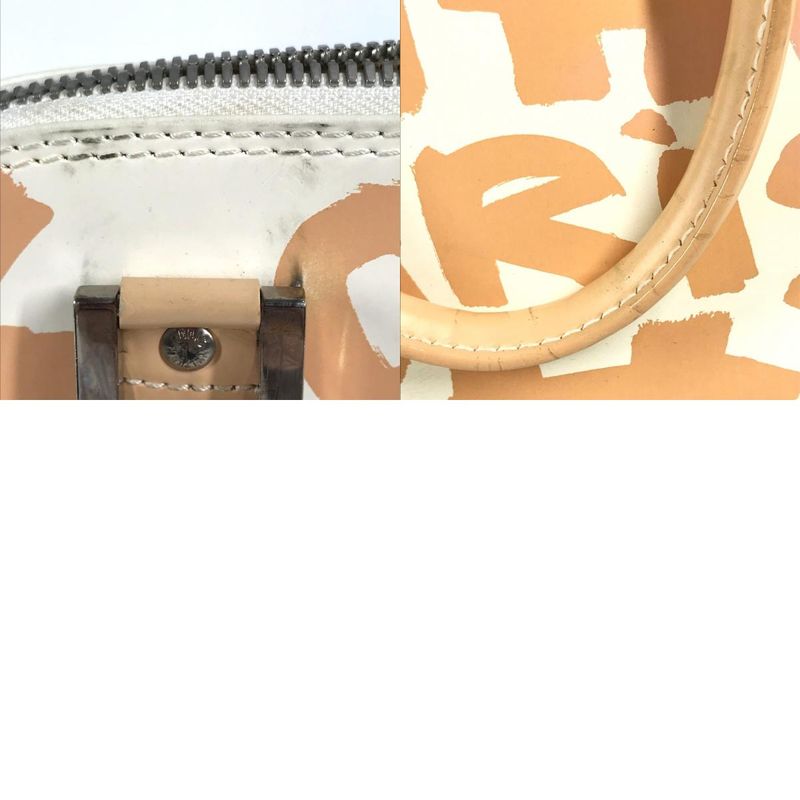 Louis Vuitton Handbag Alma MM M92180 Leather Beige