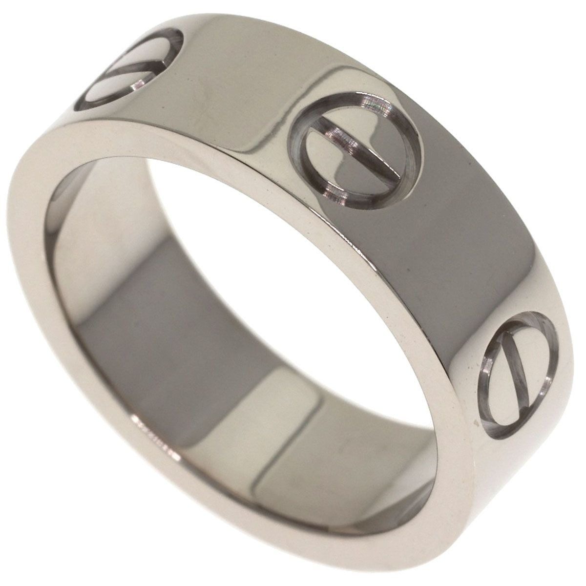 Cartier Love Ring 47 18K White Gold