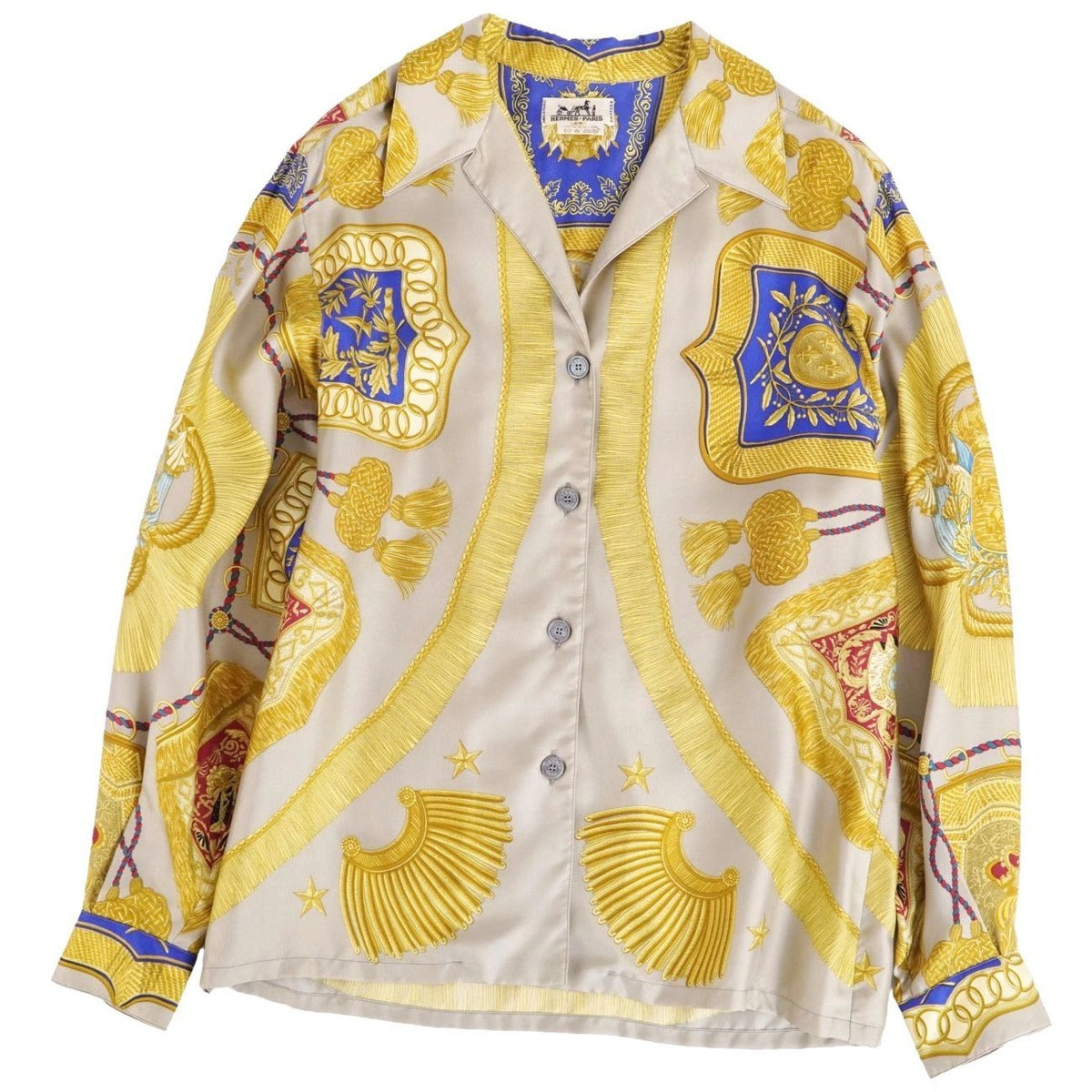 Hermes Vintage Shirt Blouse Long Sleeve