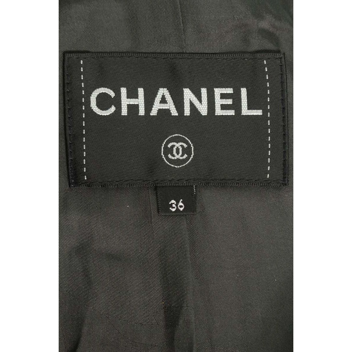 Chanel Ribbon Decoration Tweed Jacket 36 — view 3