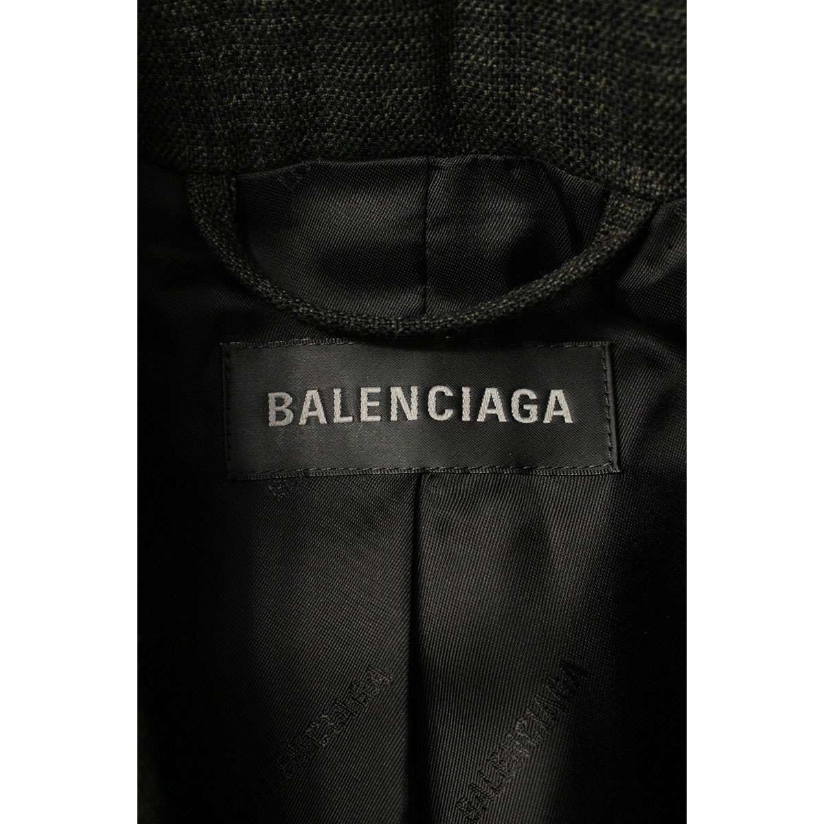Balenciaga Glen Check Double Jacket 34 — view 3