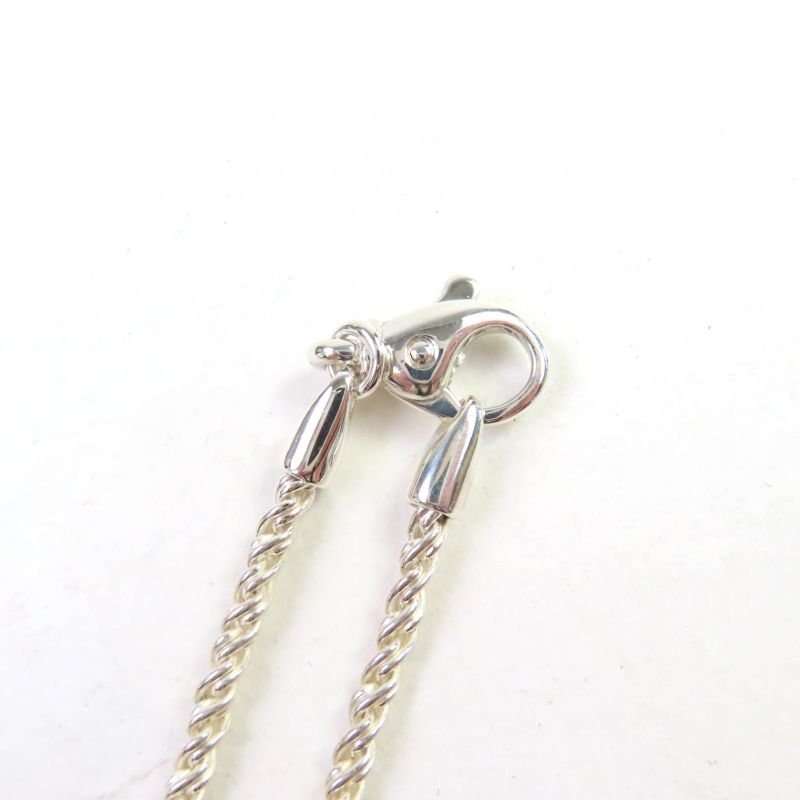 Tiffany & Co 925 750 Heart Puzzle Necklace Pendant Silver Gold