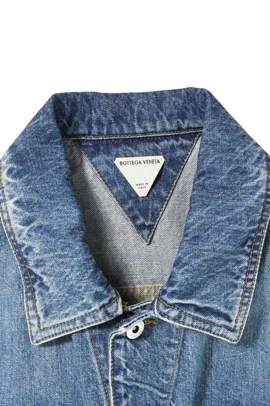 Bottega Veneta 822380 V42w0 Washed Denim Jacket Men 52