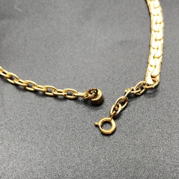 Balenciaga Flower Antique Choker Necklace Gold