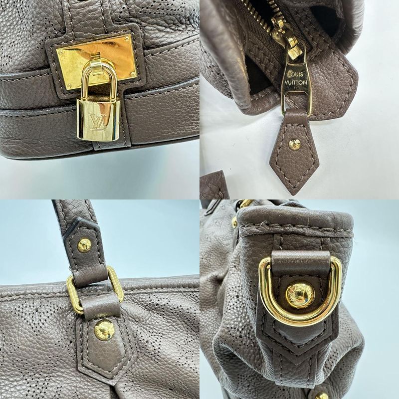 Louis Vuitton M93175 Handbag Tote Bag Mahina Stella PM Brown Monogram With Key