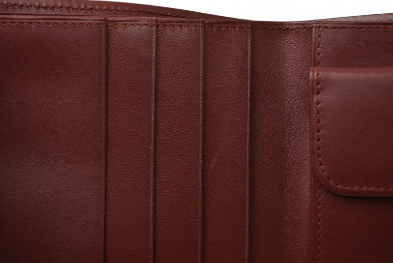 Cartier Unused Fold Wallet Vintage Cartier Men's Must De Cartier Bordeaux