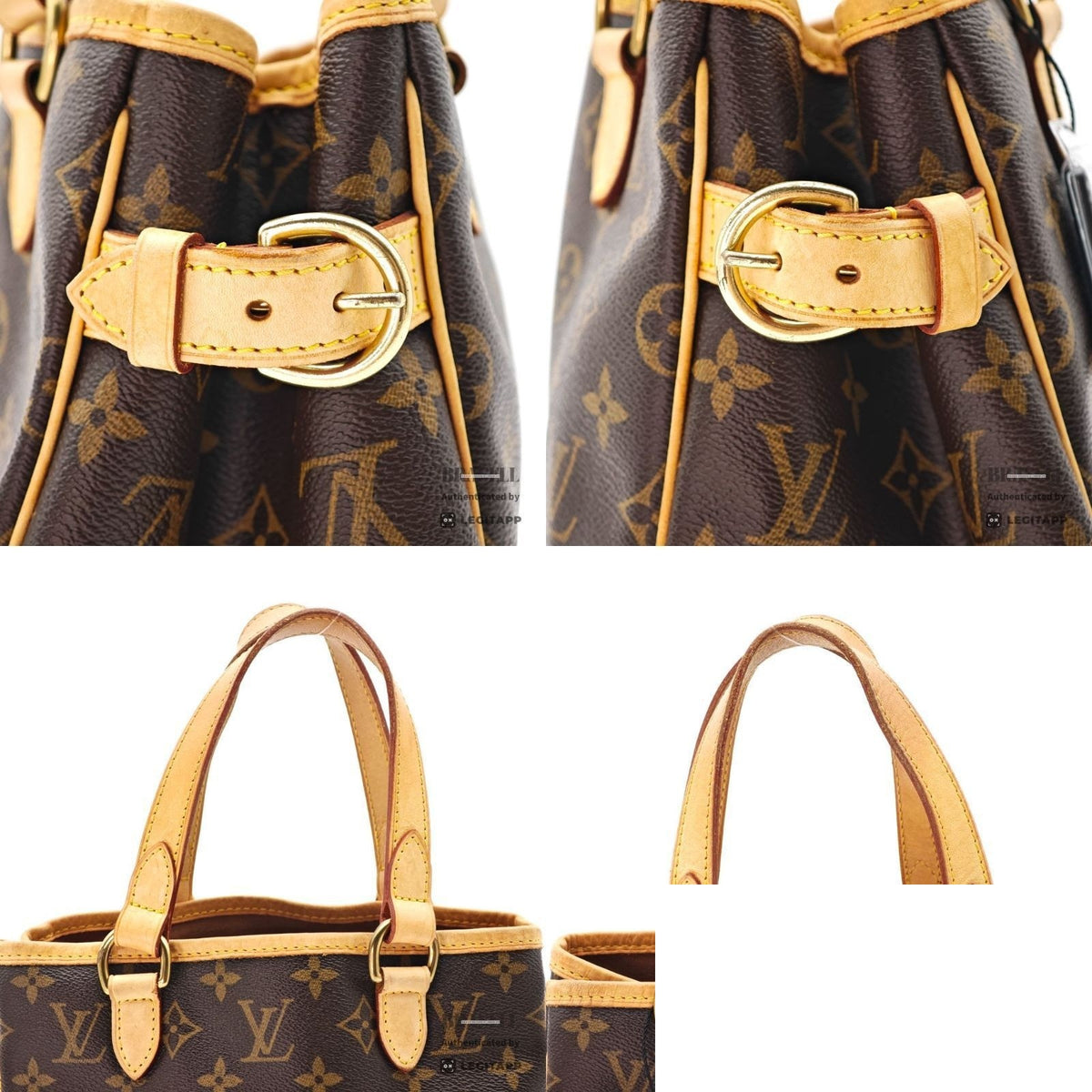 Louis Vuitton Monogram Batignolles Bag Handbag Brown — view 8