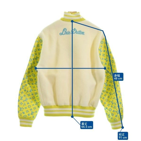 Louis Vuitton Stadium Jacket Wool Leather — view 6