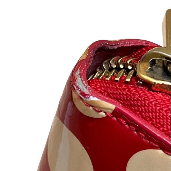 Louis Vuitton Vernis Dot Infinity M91572 Yayoi Kusama Round Zipper Long Wallet