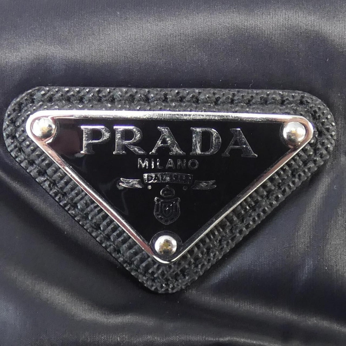 Prada Triangle Logo Down Vest — view 7