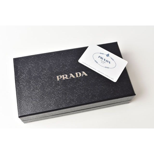 Prada Wallet Long 1 M1132 Saffiano Metal Peonia — view 10