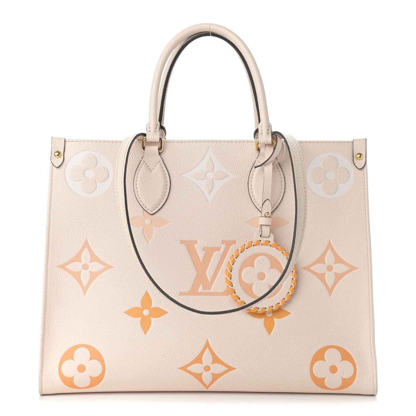Louis Vuitton On The Go Tote Empreinte By The Pool Onthego MM Cream