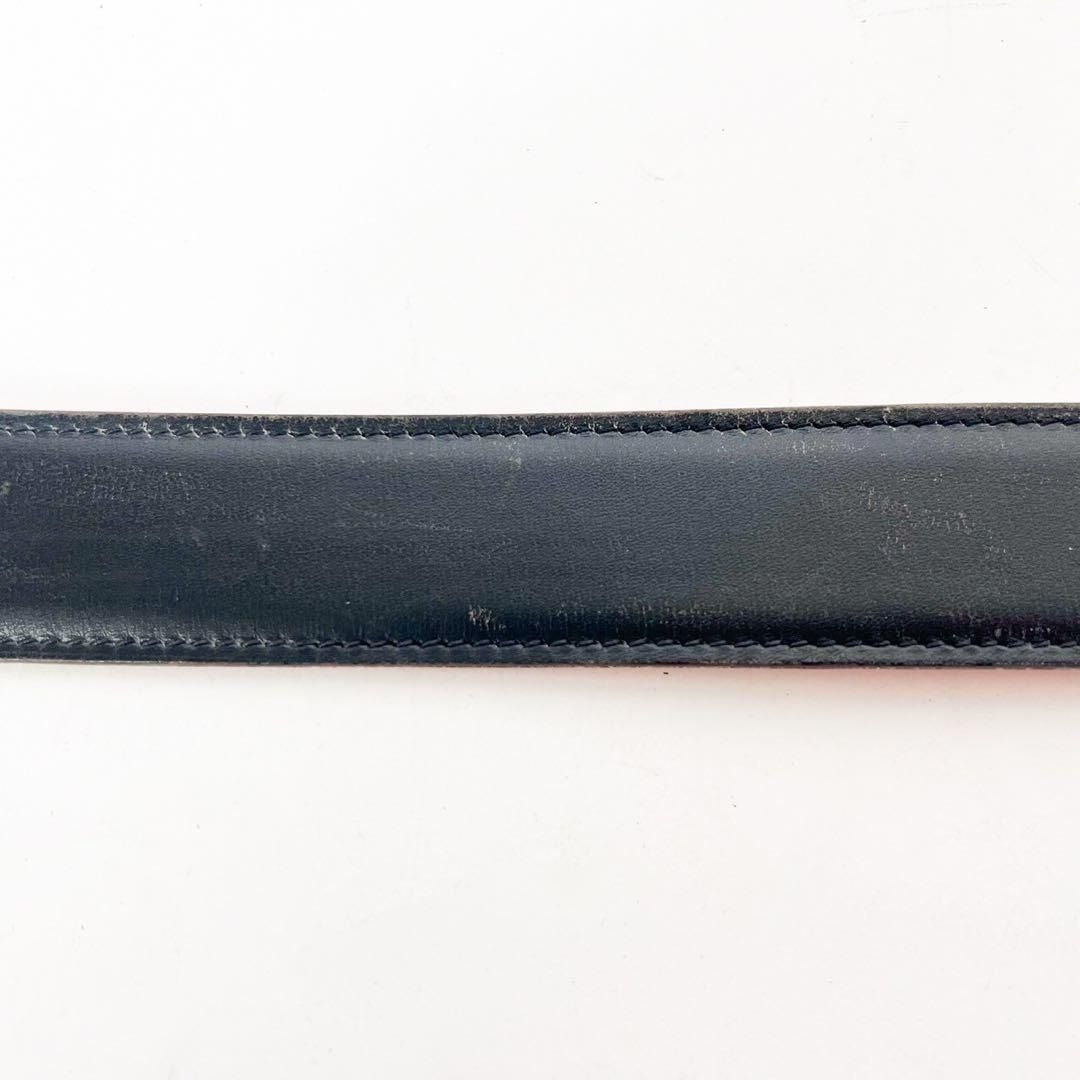 Hermes Constance H Logo Orange Leather Belt