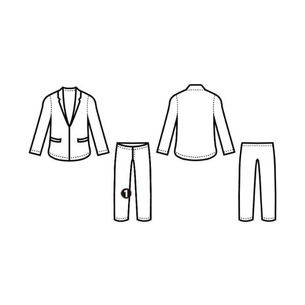 Versace Business Jacket Polyester Wool — view 14