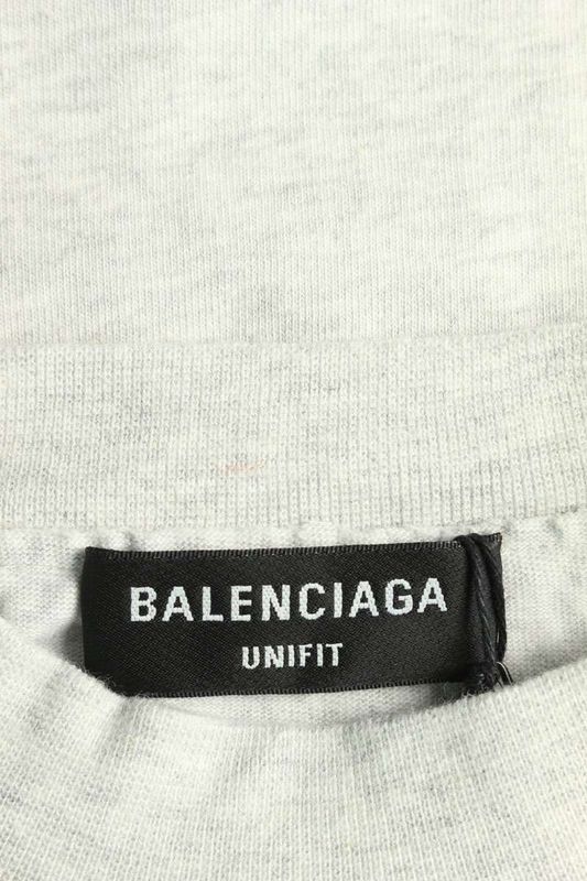 Balenciaga 22SS 704056 Tmva5 Destroyed Repair Process Oversized T-shirt Men 1