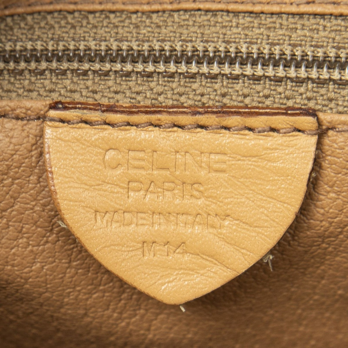 Celine Zip Messenger Brown Light Macadam Canvas Brown. — view 10
