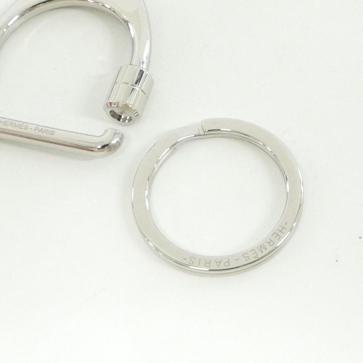 Hermes Etrier Key Holder Silver — view 5