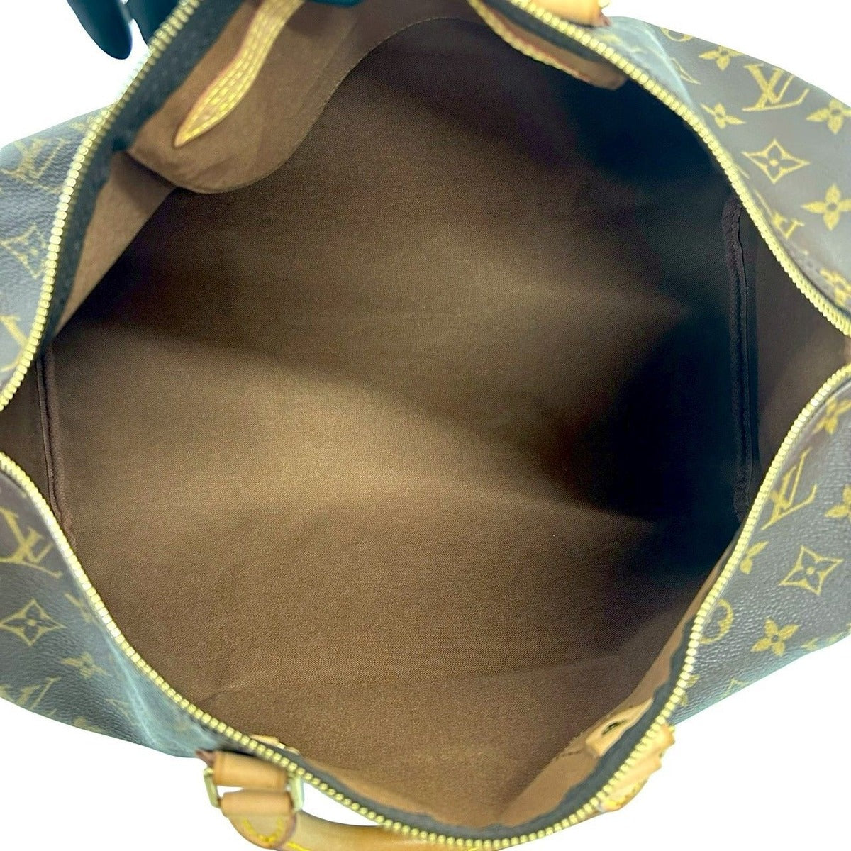 Louis Vuitton Speedy 40 Monogram Leather Boston Bag Brown — view 9