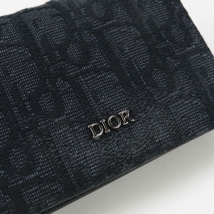 DIOR Business Card Holder Dior Oblique 2esch178yse H03E Business Card Holder