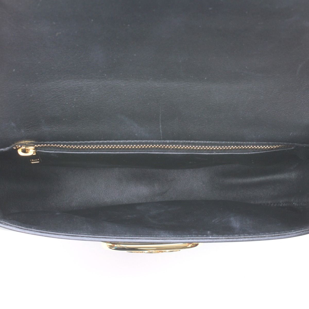 Celine Triomphe Chain Shoulder Bag Black