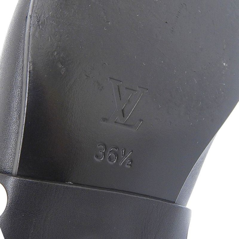 Louis Vuitton 2019 Item Rhapsody Line Pointed Toe Low Heel Leather Long Boots