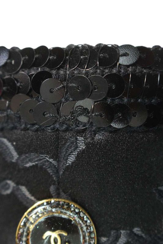 Chanel P72602v64364 Coco Mark Wide Long Pants Men's 46