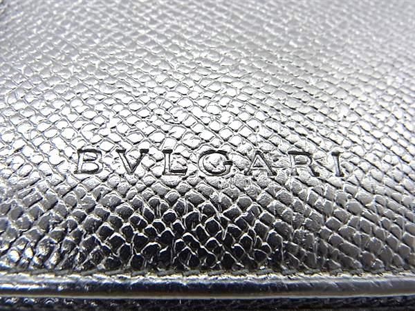 Bvlgari Leather Card Case Card Holder Business Card Holder Men's Black