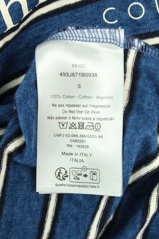 Dior 493j671b0938 Logo Border T-shirt Men S