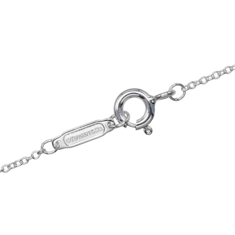 Tiffany & Co 1837 Interlocking Circle 925 Silver And Rubed Metal Ladies 5.28g