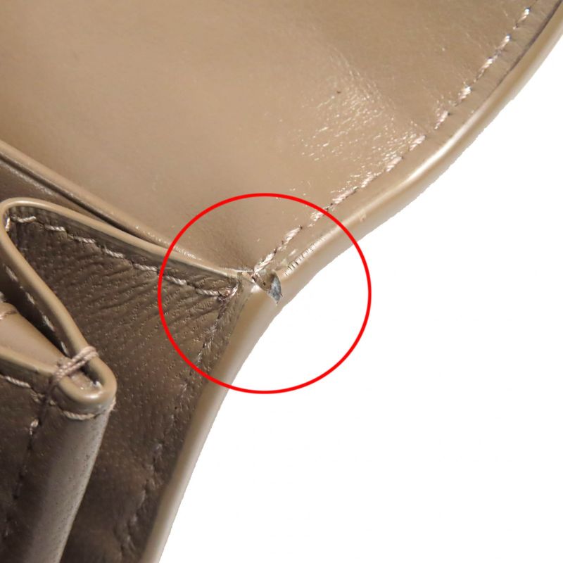 Bottega Veneta Intrecciato Flap Wallet Bifold Leather Long Wallet Brown Storage