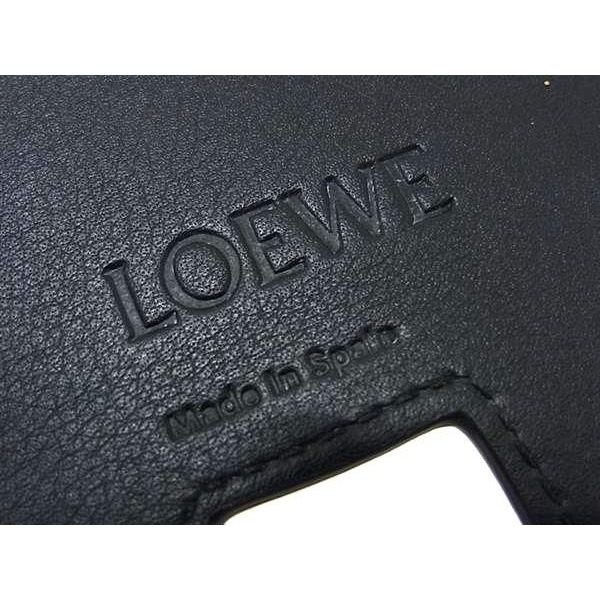 Loewe Leather Boar Uribou Animal Key Holder Bag Charm Beige Brown — view 3
