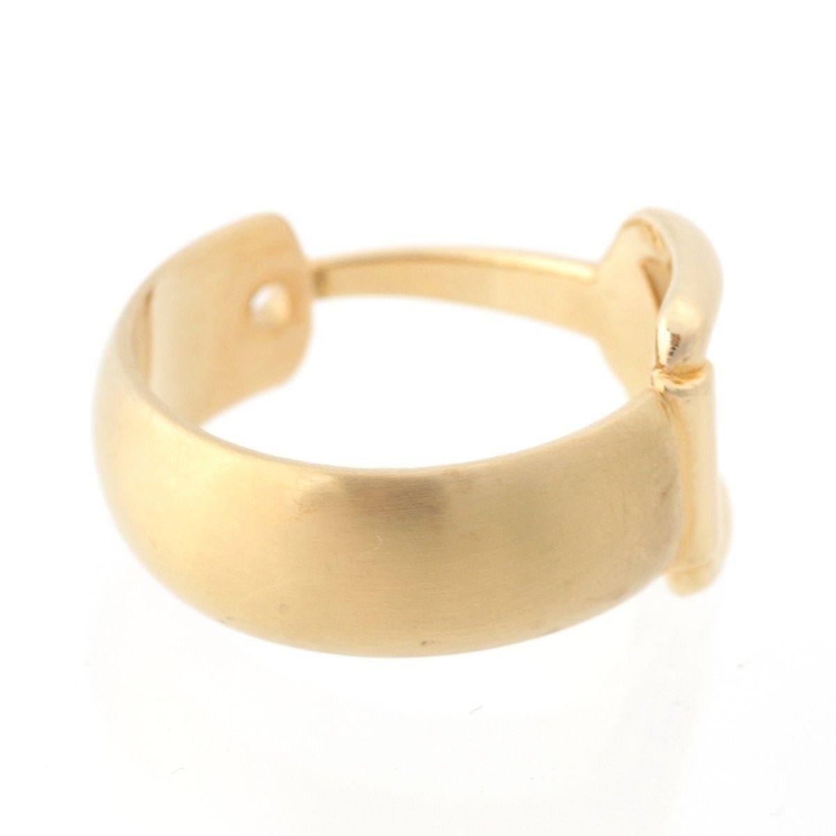 Gucci Horsebit Scarf Ring Gold Plated Vintage