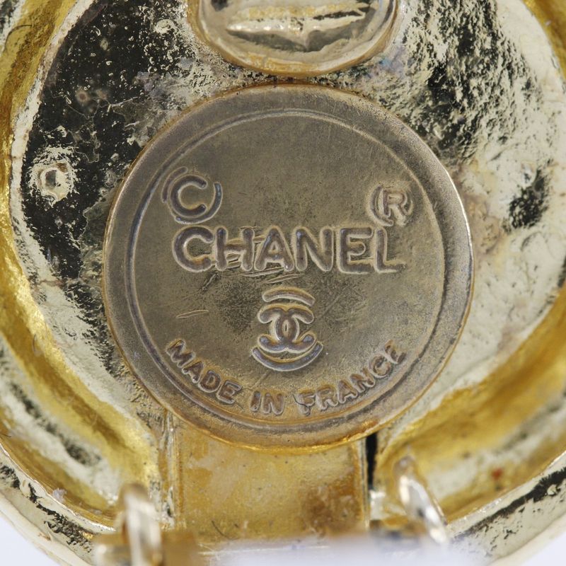 Chanel Gold Plated Ladies 20.3g Earrings