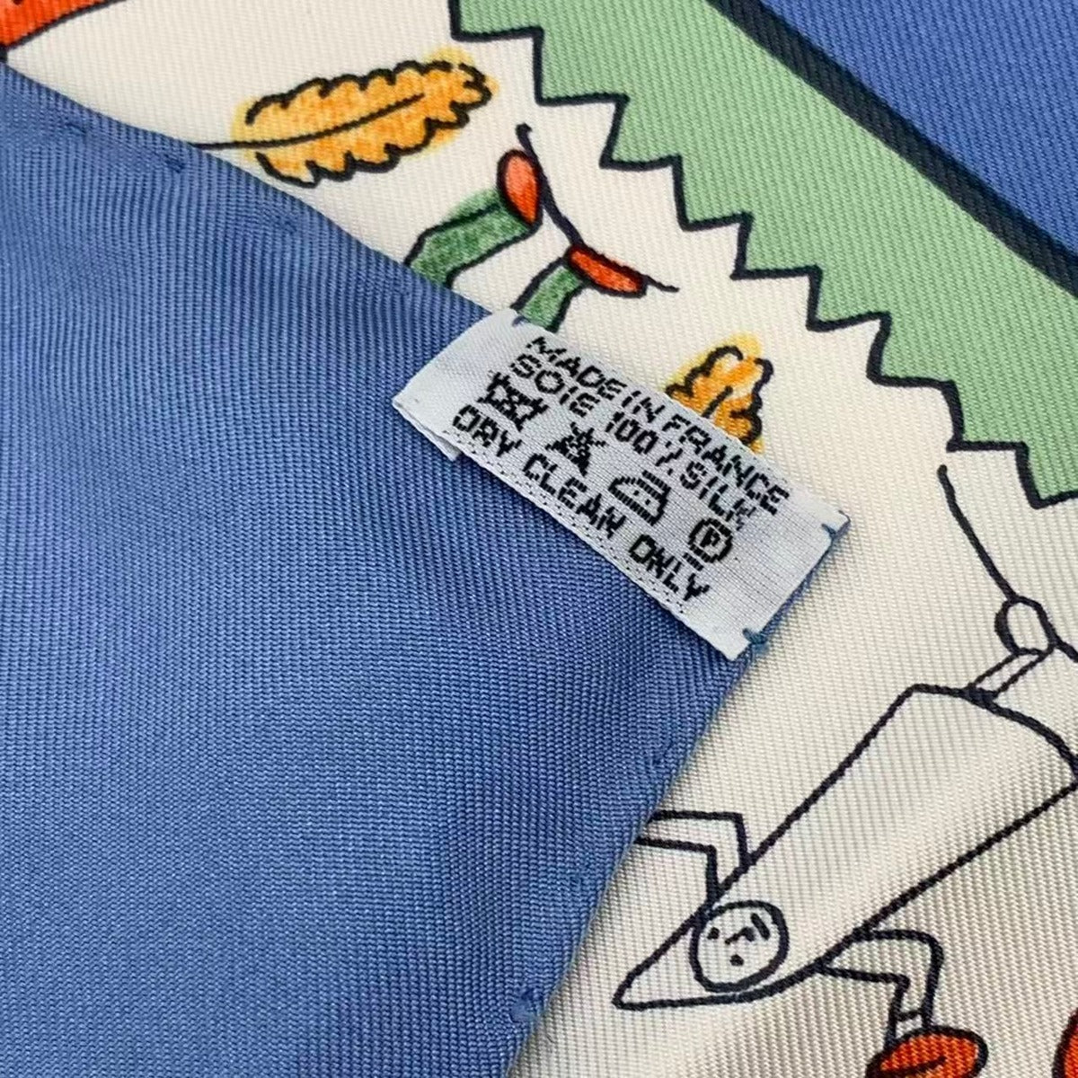 Hermes Scarf Carre 90 RE Tour a la Terre Return Blue Box — view 9