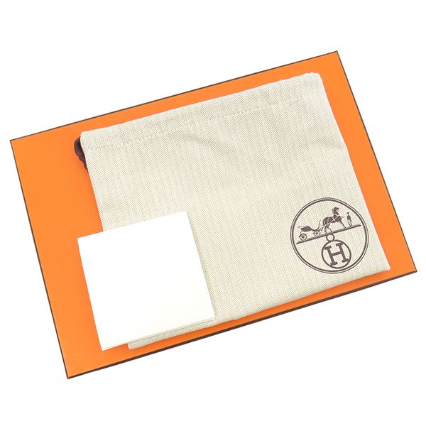 Hermes Clutch Bag Zip Tablet Vaux Epson Blue Electric Silver Hardware Blue