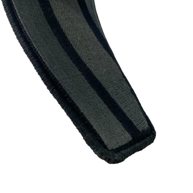 Christian DIOR Oblique Catsuit Headband Hair Accessory Leopard Gray Black Canvas