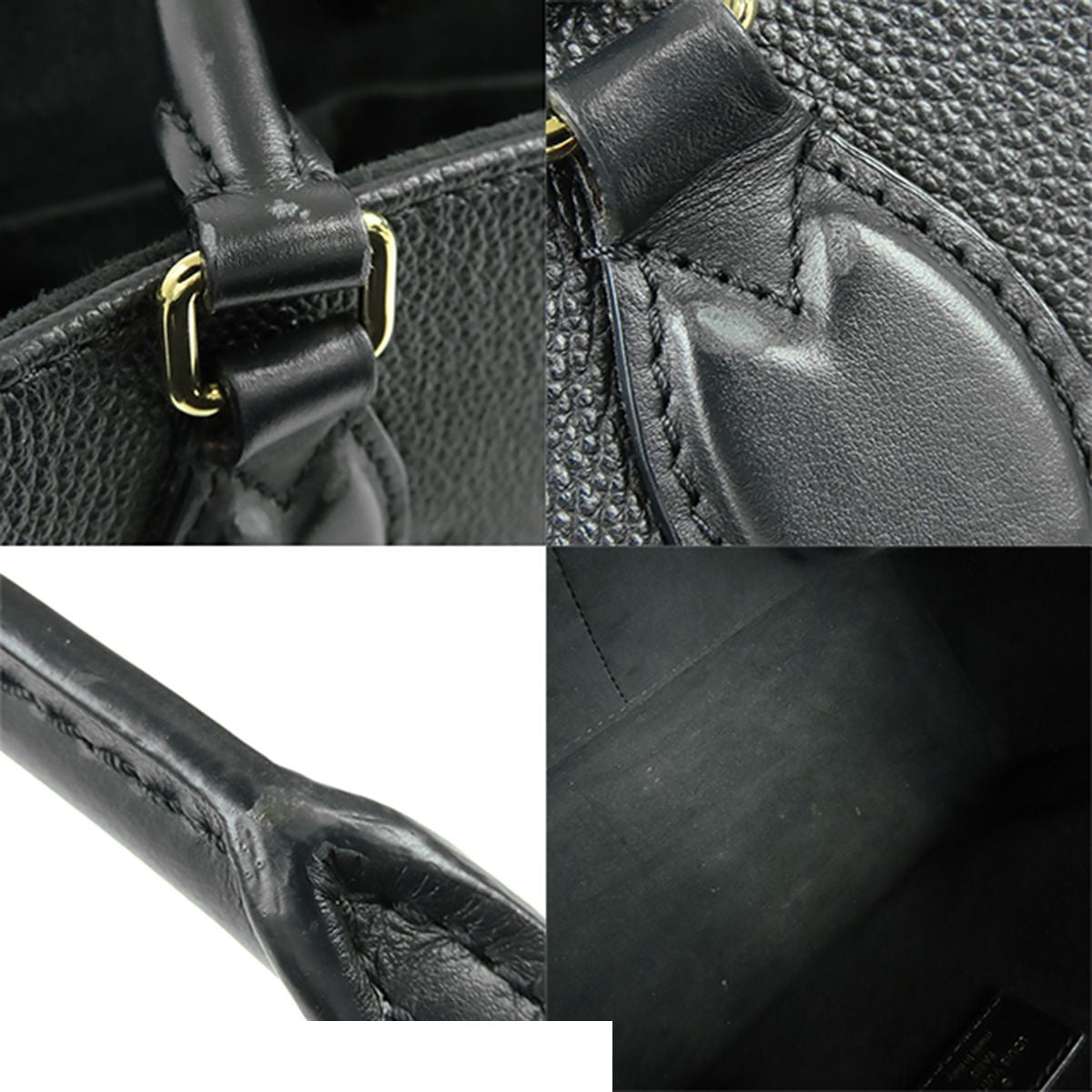 Louis Vuitton On The Go PM Black Monogram Empreinte 2-Way Shoulder Bag — view 8
