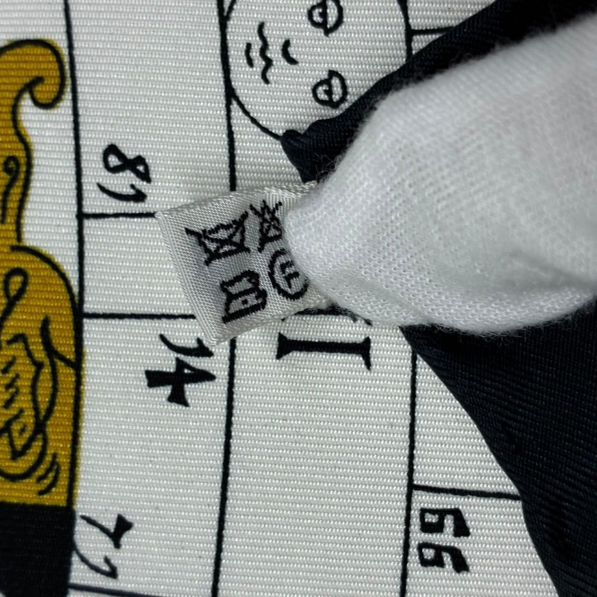 Hermes Carre 90 Dies ET Hore Astrology Silk Scarf Black Gold — view 9