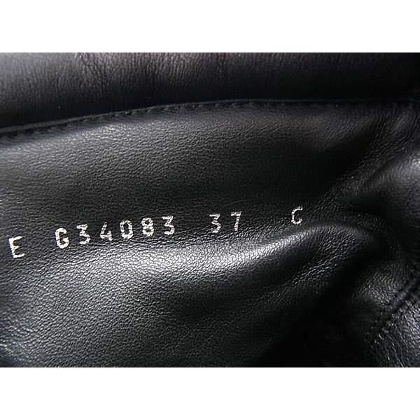 Chanel Coconeige CC Logo Lambskin Boots 37 Shoes Black — view 6