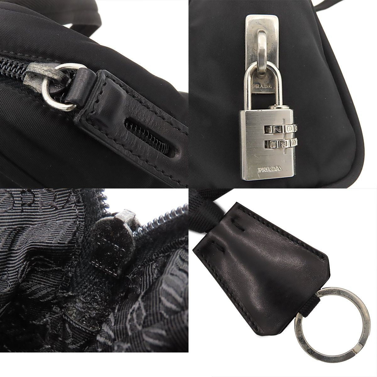 Prada Handbag Black Nylon Small — view 8