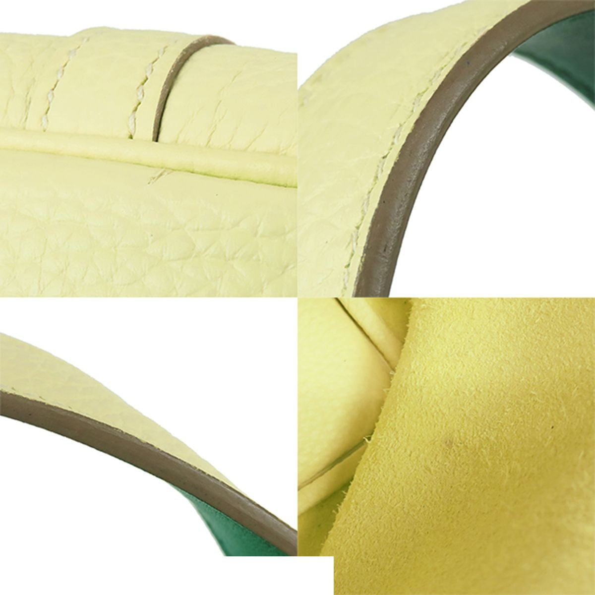 Hermes Picotin Lock PM Jaune Milton Vert Vertigo Silver Taurillon Swift Eclat — view 8