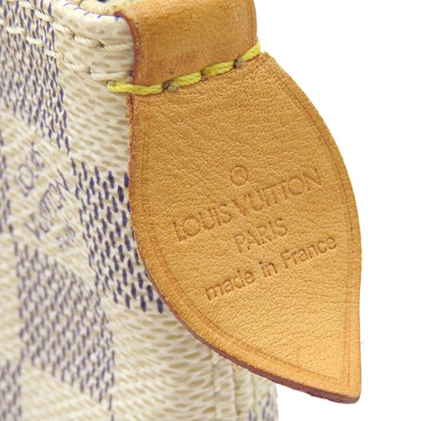 Louis Vuitton Handbag Saleya PM Damier Azure Canvas Damier Azure Gold Hardware