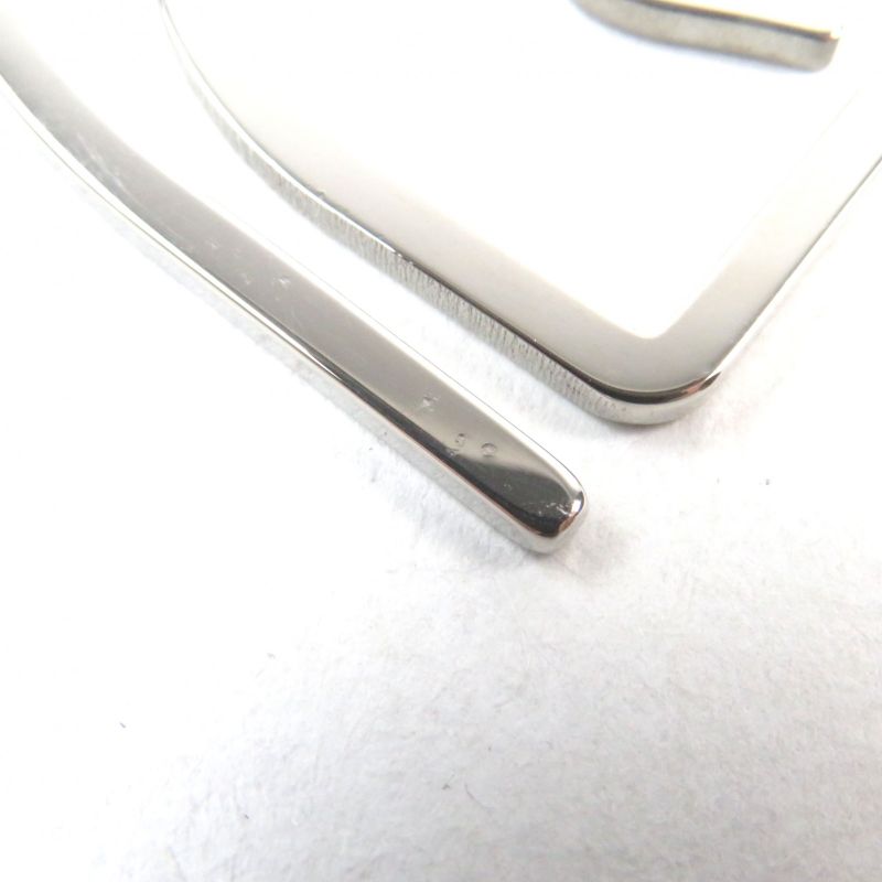 Hermes Z4140 Echestre Logo Engraved Horse Shape Billfold Bill Clip Money Clip